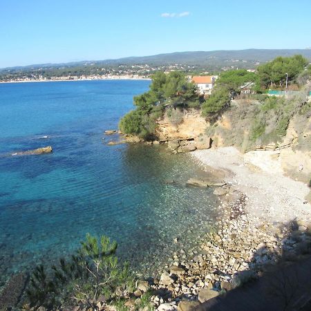 Studio en bord de mer Saint-Cyr-sur-Mer Buitenkant foto